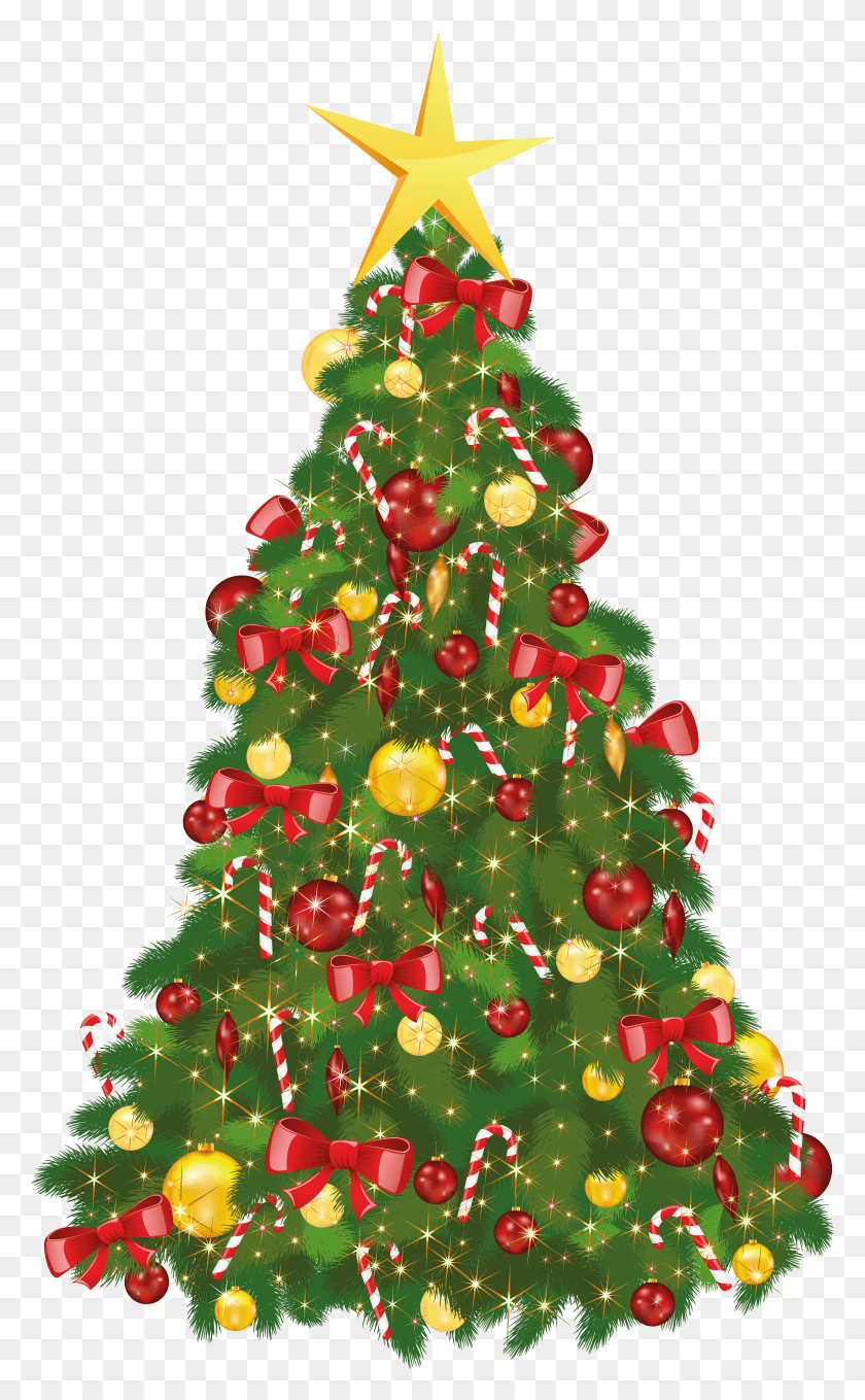 4277x7125 Christmas Tree Clipart Vintage Christmas Tree HD PNG Download