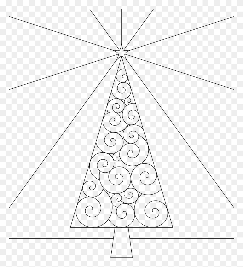 1281x1417 Christmas Tree Coloring, Gray, World Of Warcraft HD PNG Download