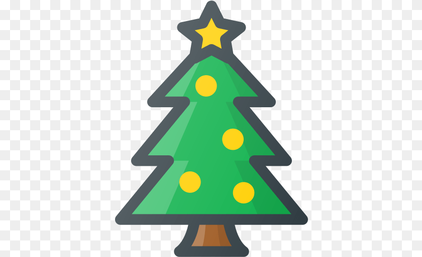 385x513 Christmas Tree Icon Of Albero Di Natale Icona, Star Symbol, Symbol, Christmas Decorations, Festival Transparent PNG