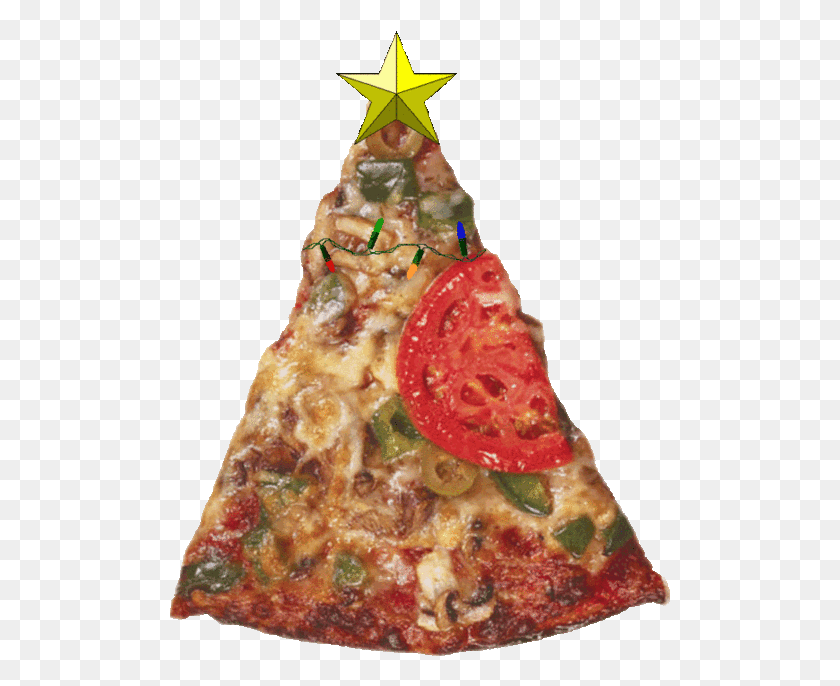 501x626 Christmas Tree Gif Transparent Italian Christmas Tree Funny, Food, Pizza HD PNG Download
