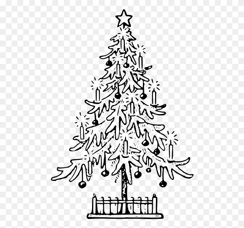 494x725 Контур Рождественской Елки X Mas Tree Outline, Серый, World Of Warcraft Hd Png Скачать