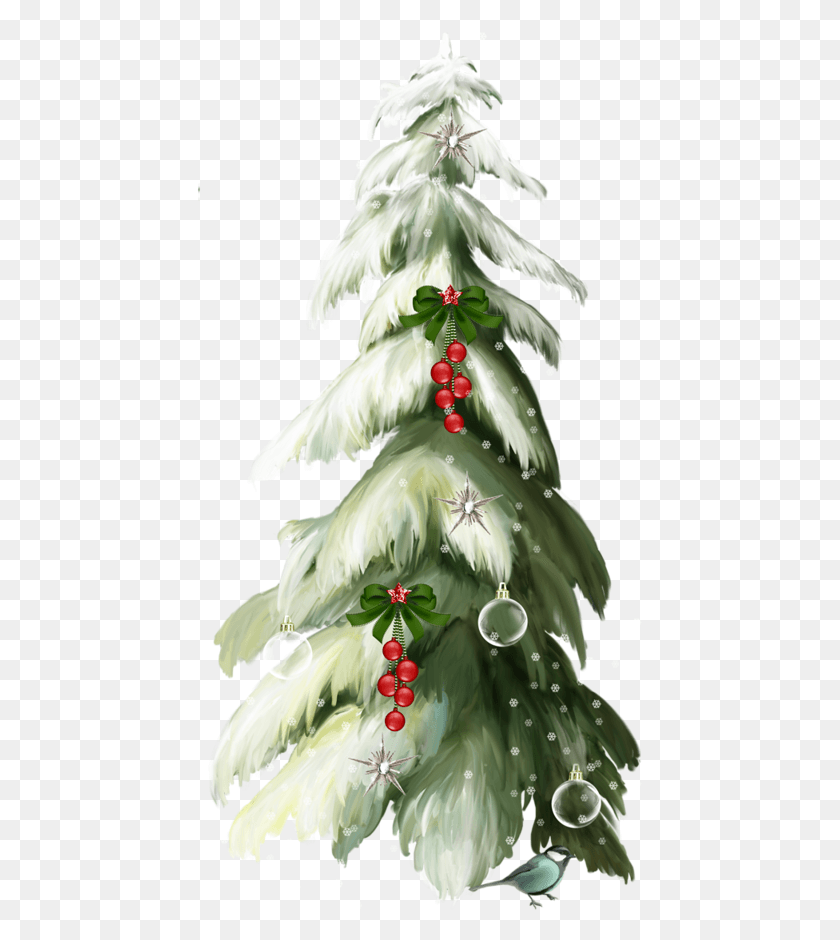 447x880 Christmas Tree Rboles De Navidad Abeto Clipart 13 Yanvarya, Tree, Plant, Ornament HD PNG Download