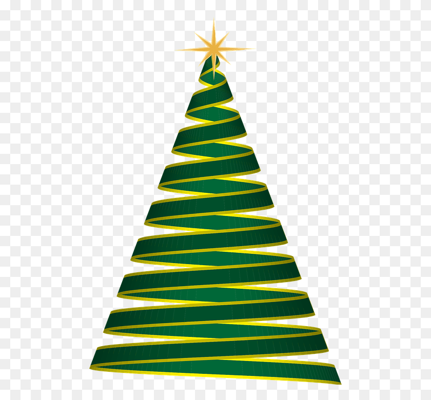 492x720 Christmas Tree Ribbon Green Christmas Tree Holiday Lego Robin Hood Men In Tights, Cone, Spiral, Wedding Cake HD PNG Download