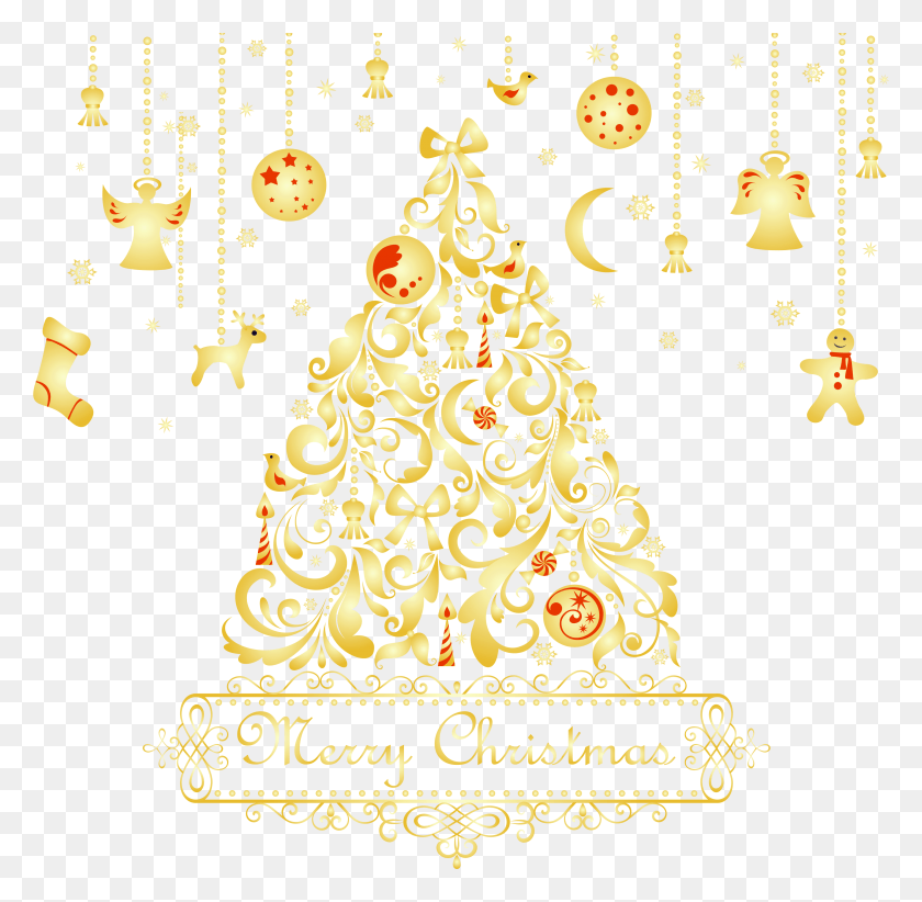 3987x3898 Christmas Tree Vector, Tree, Plant, Ornament HD PNG Download