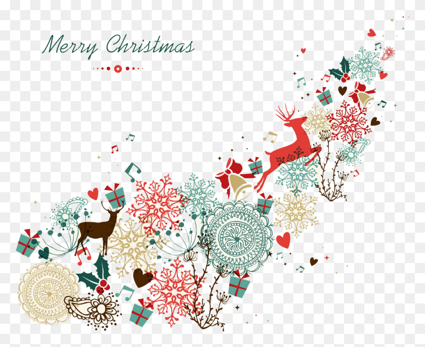 983x789 Christmas Tree Vintage Merry Christmas Retro, Pattern, Graphics HD PNG Download