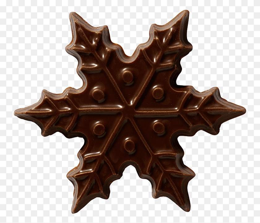 753x661 Christmas Winter Chocolat Snowflakes, Leaf, Plant, Bronze HD PNG Download