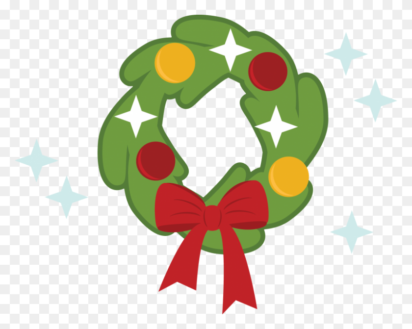 800x627 Christmas Wreath Free Svg Christmas Svg Svg Files For, Number, Symbol, Text HD PNG Download
