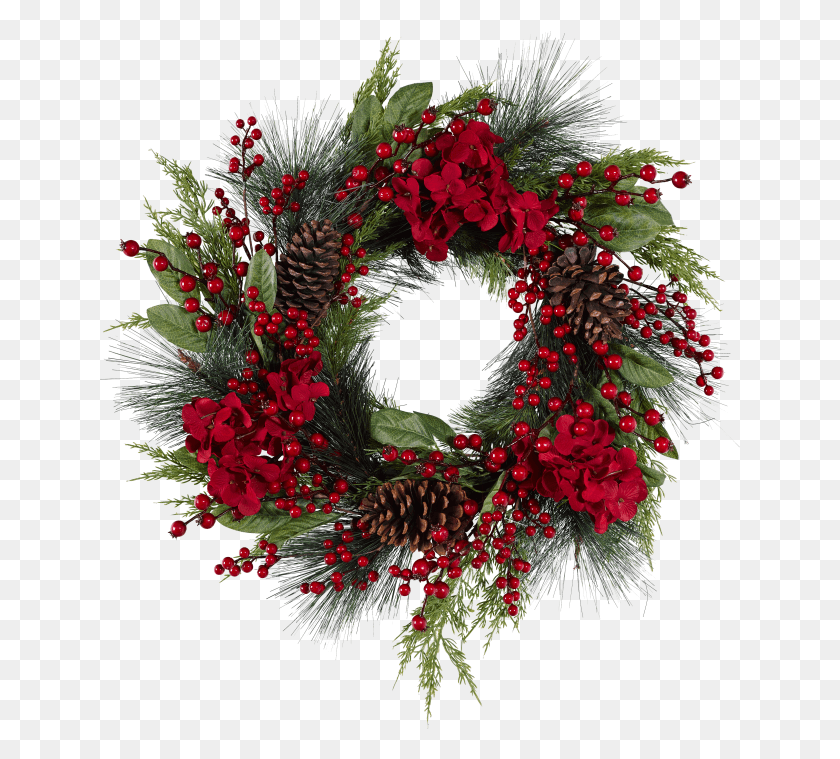 640x699 Рождественский Венок Гарольд Элмс Венок, Растение, Цветок, Цветение Hd Png Скачать