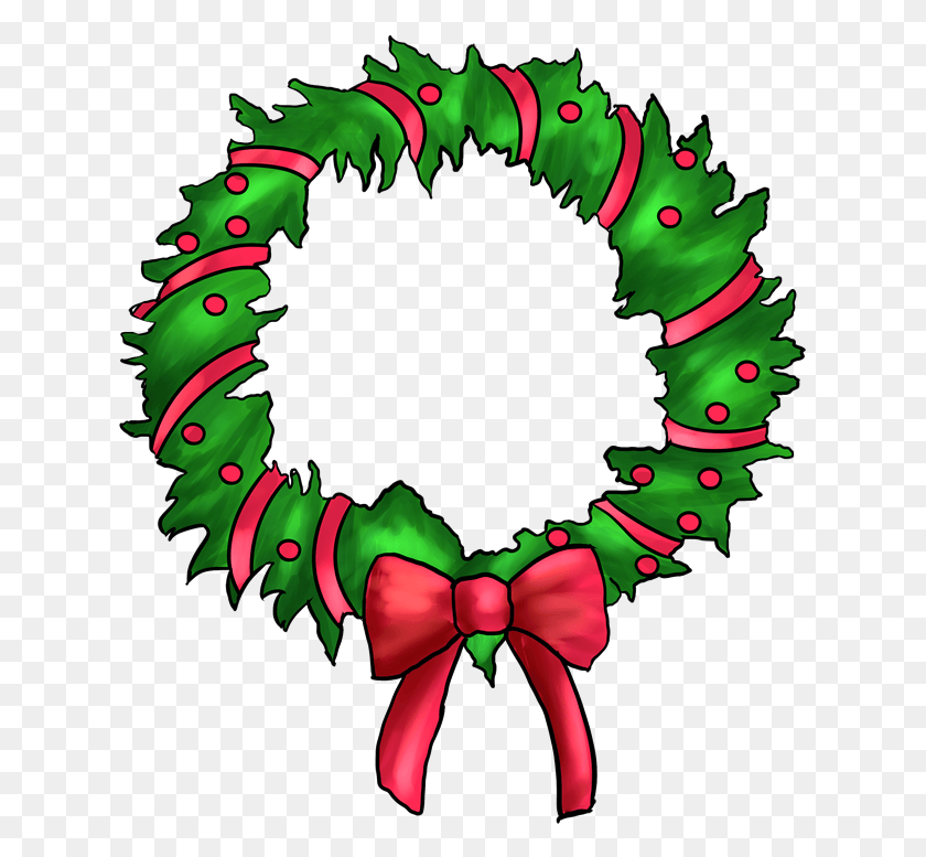 625x717 Christmas Wreaths Pictures Christmas Wreath Cartoon Transparent, Wreath, Person, Human HD PNG Download