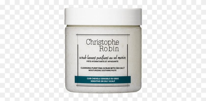 318x354 Christophe Robin Sea Salt Scrub, Label, Text, Cosmetics HD PNG Download