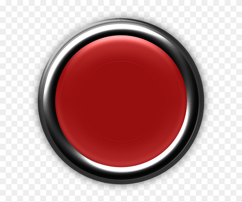 641x642 Chrome Circle Black Red Circle, Switch, Electrical Device, Electronics HD PNG Download