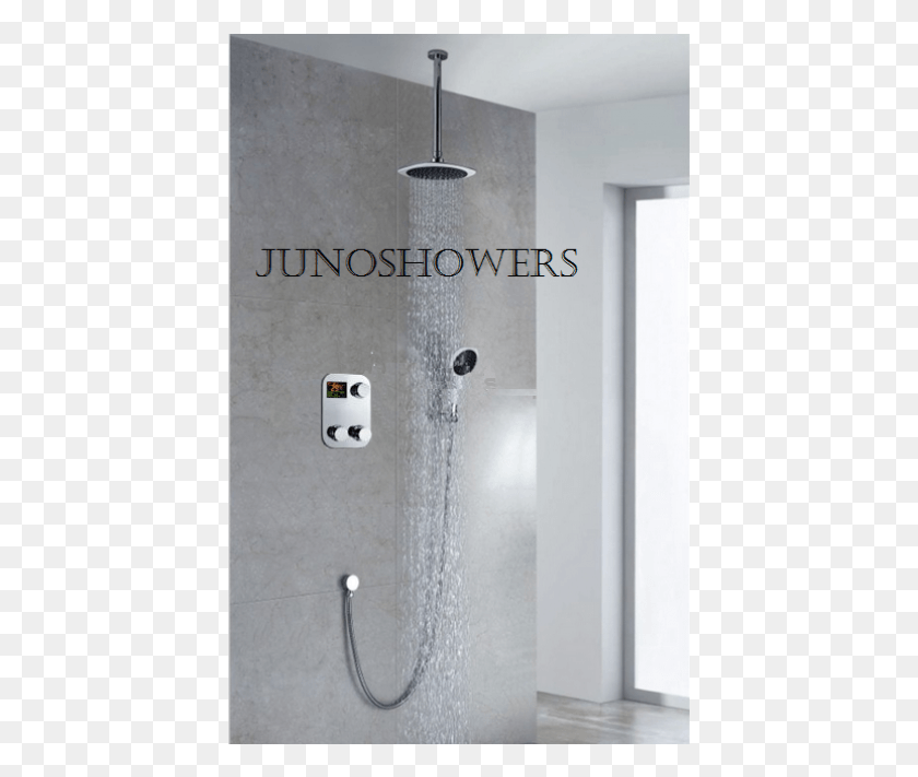 423x651 Chrome Finish Rain Shower Systems Shower Head, Shower Faucet HD PNG Download