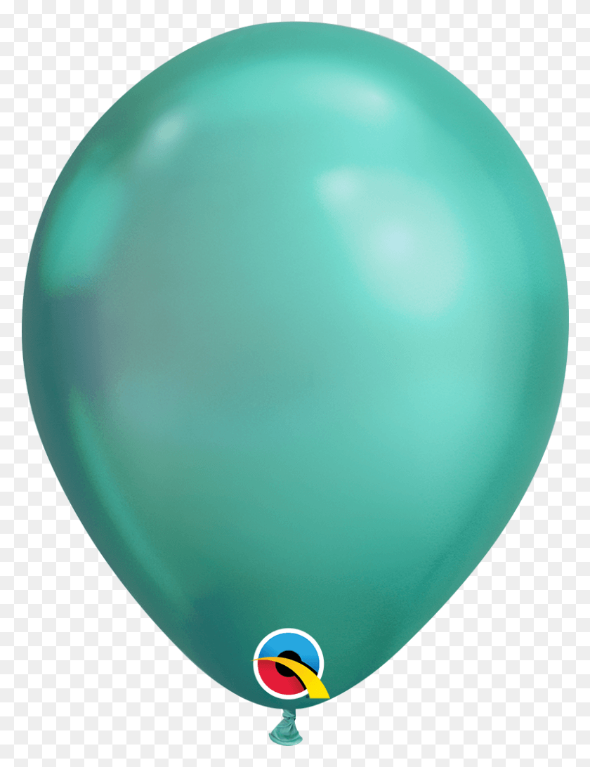 800x1059 Chrome Green Qualatex 11 Latex Balloon Single Balloon, Ball HD PNG Download