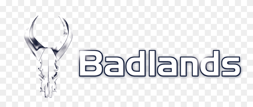 2773x1062 Логотип Chrome Горизонтальный Логотип Badlands, Символ, Товарный Знак, Текст Hd Png Скачать