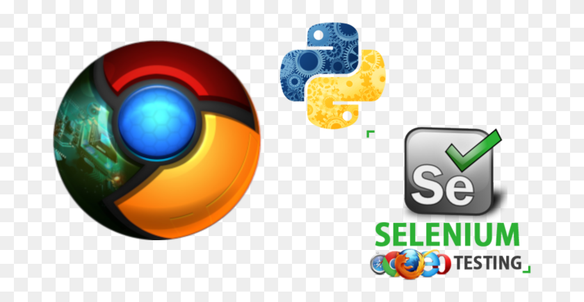 689x375 Chrome Selenium Python Selenium Testing Logo, Текст, Графика Hd Png Скачать