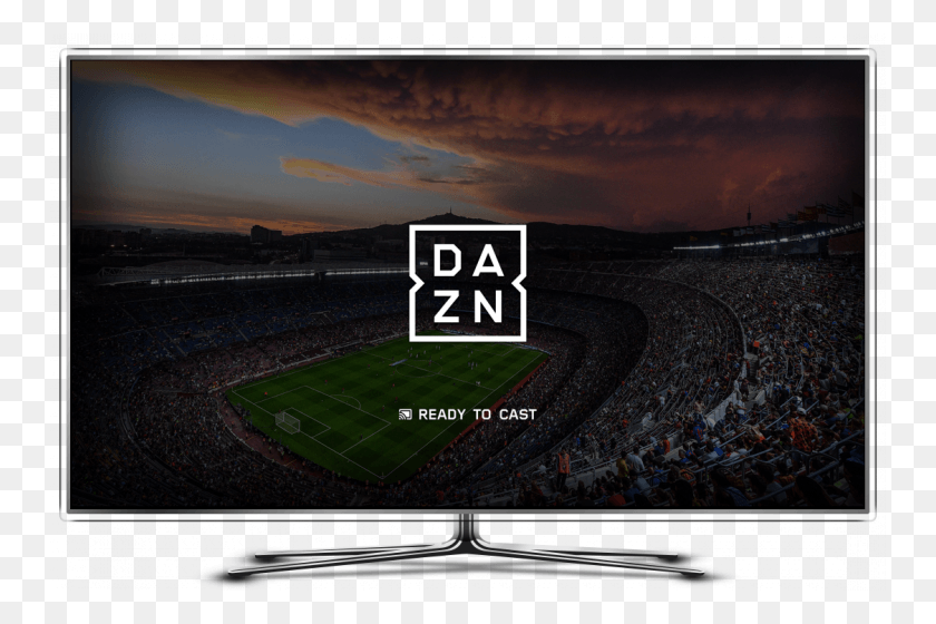 750x500 Descargar Png Chromecast On Dazn Dazn Smart Tv Samsung, Monitor, Pantalla, Electrónica Hd Png