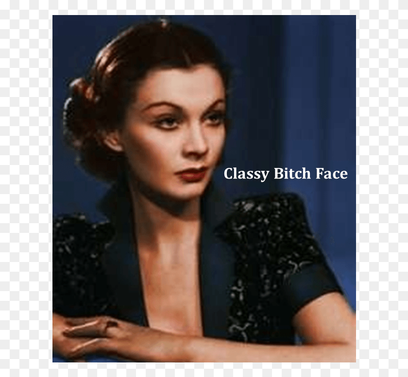 626x717 Chronic Bitch Face Vivien Leigh, Person, Female, Performer HD PNG Download