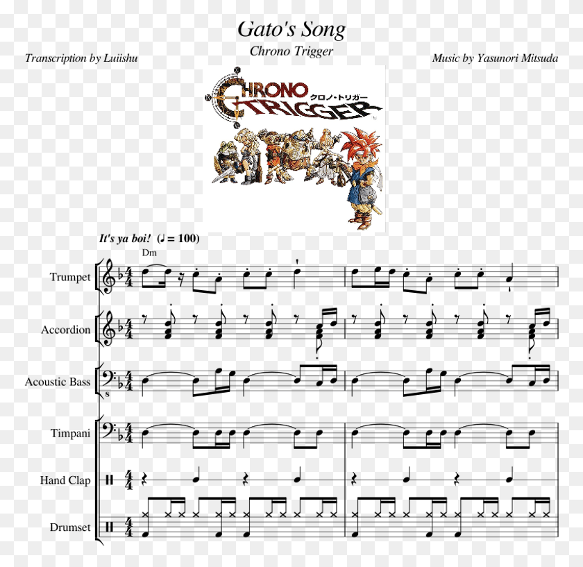 771x757 Chrono Trigger Sheet Music, Text, Outdoors, Nature HD PNG Download