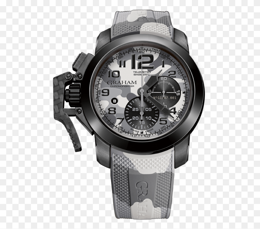 500x681 Chronofighter Black Arrow Graham Chronofighter Oversize, Wristwatch HD PNG Download