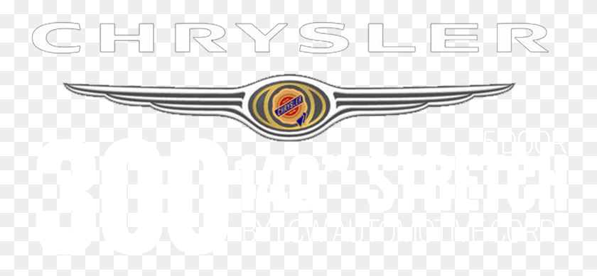 754x329 Chrysler 300 5-Я Дверь Переоборудования Лимузина Эмблема, Логотип, Символ, Товарный Знак Hd Png Скачать