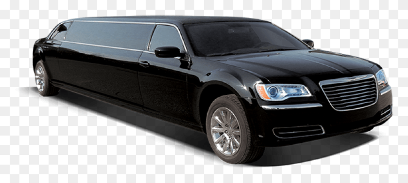 1177x481 Chrysler 300 Limousine Black, Car, Vehicle, Transportation HD PNG Download
