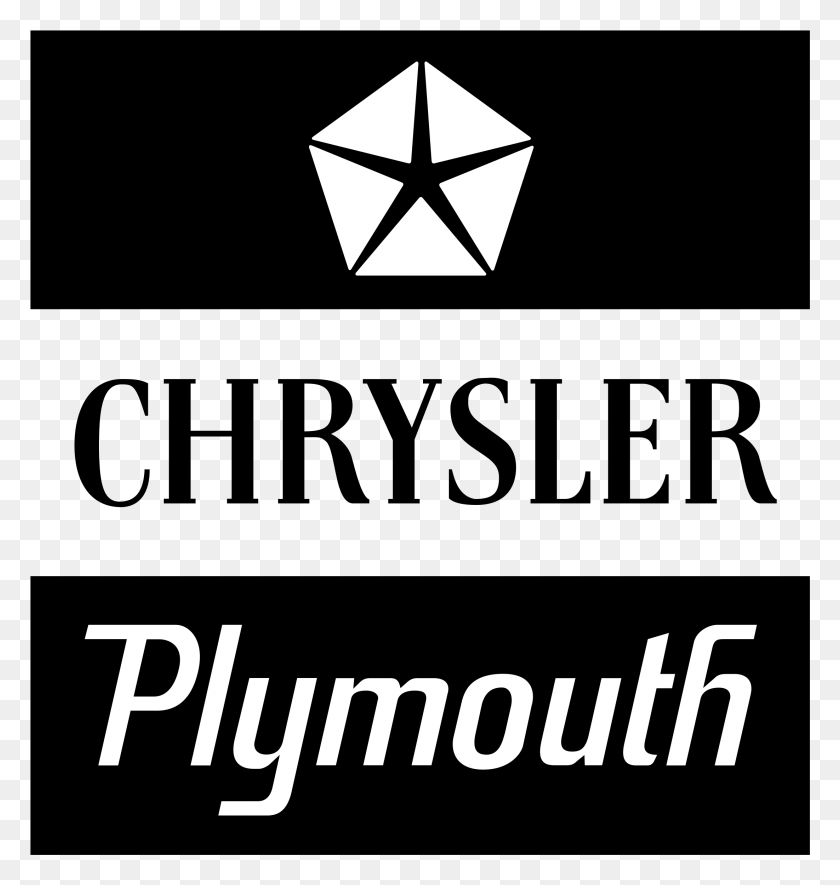 2203x2331 Chrysler Plymouth Logo Transparent Chrysler, Symbol, Star Symbol, Text HD PNG Download