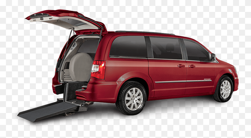 758x404 Chrysler Town And Country Red Compact Van, Wheel, Machine, Tire HD PNG Download