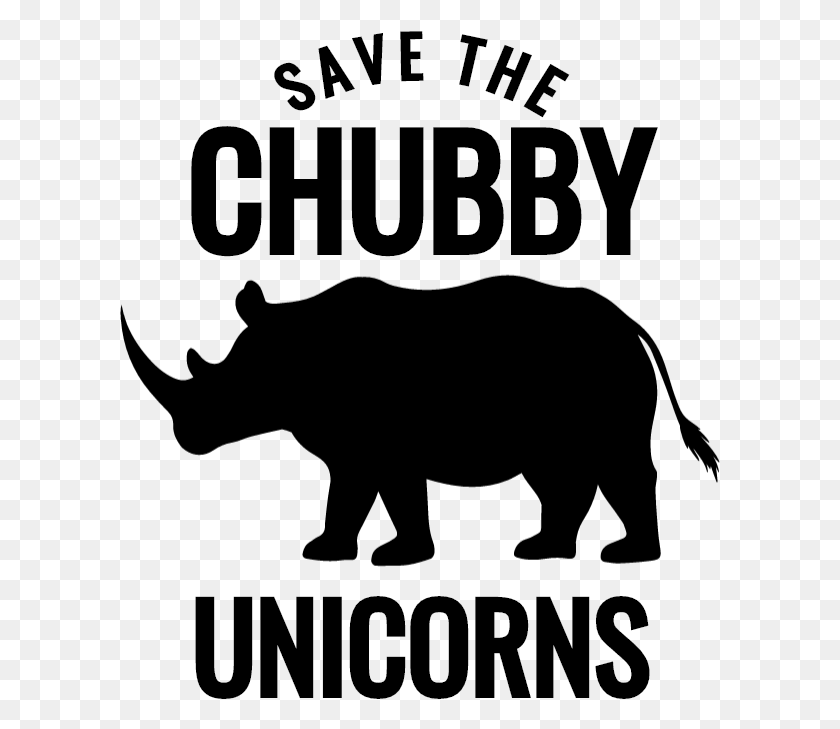 601x669 Chubby Unicorns Black Rhinoceros, Gray, World Of Warcraft HD PNG Download