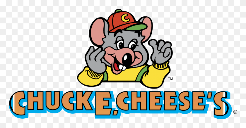 2201x1067 Chuck E Cheese39s Logo Transparent Chuck E., Hand, Food, Plant HD PNG Download
