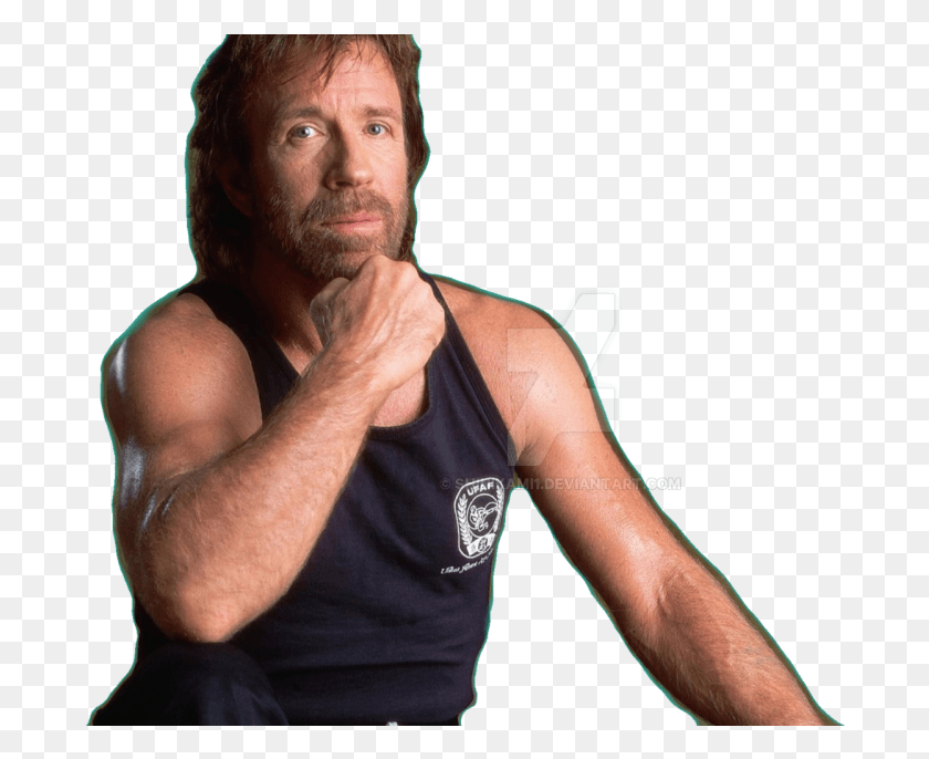 688x626 Chuck Norris Approved Chuck Norris Vote For Trump, Person, Human, Arm HD PNG Download