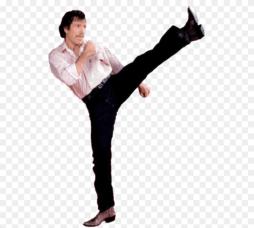 524x752 Chuck Norris Photos, Kicking, Person, Adult, Male Clipart PNG