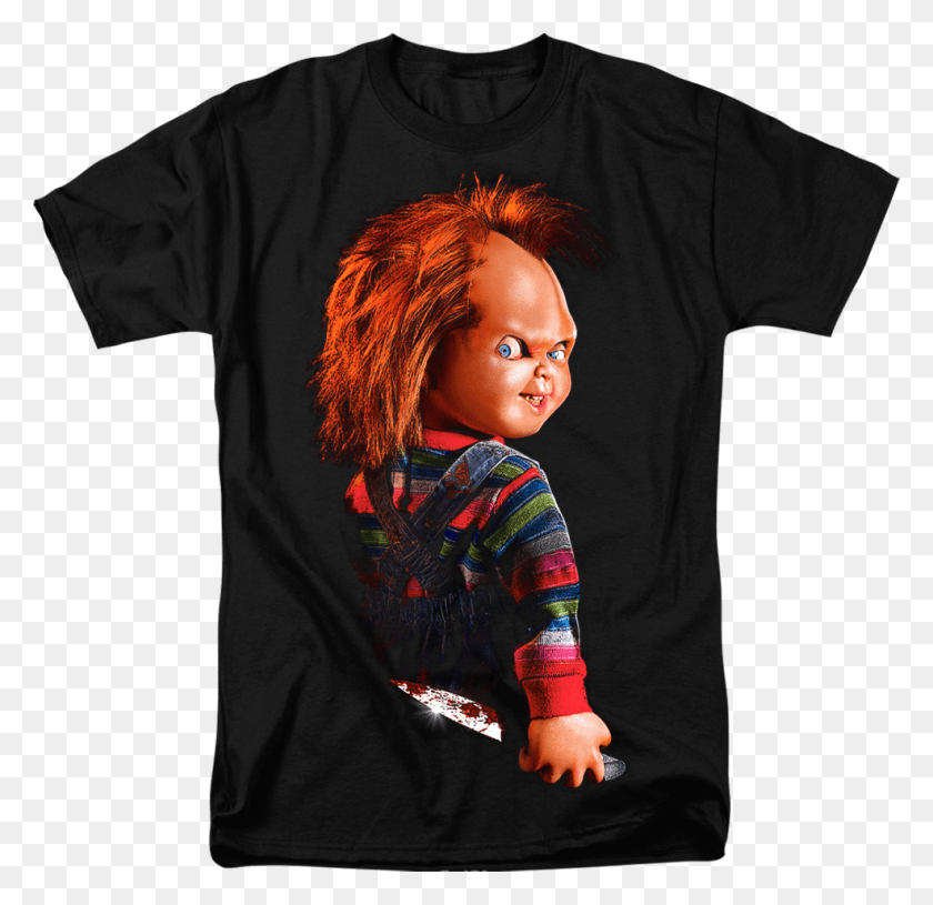 987x956 Chucky Doll Childs Play Винтажная Рубашка, Одежда, Одежда, Рукав Hd Png Скачать