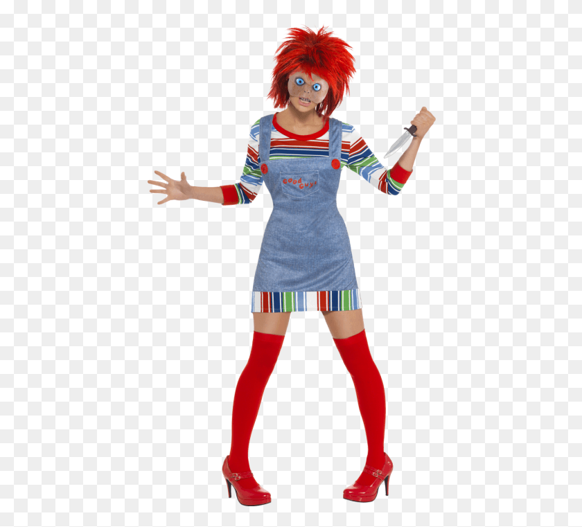 418x701 Chucky Female, Costume, Clothing, Apparel HD PNG Download
