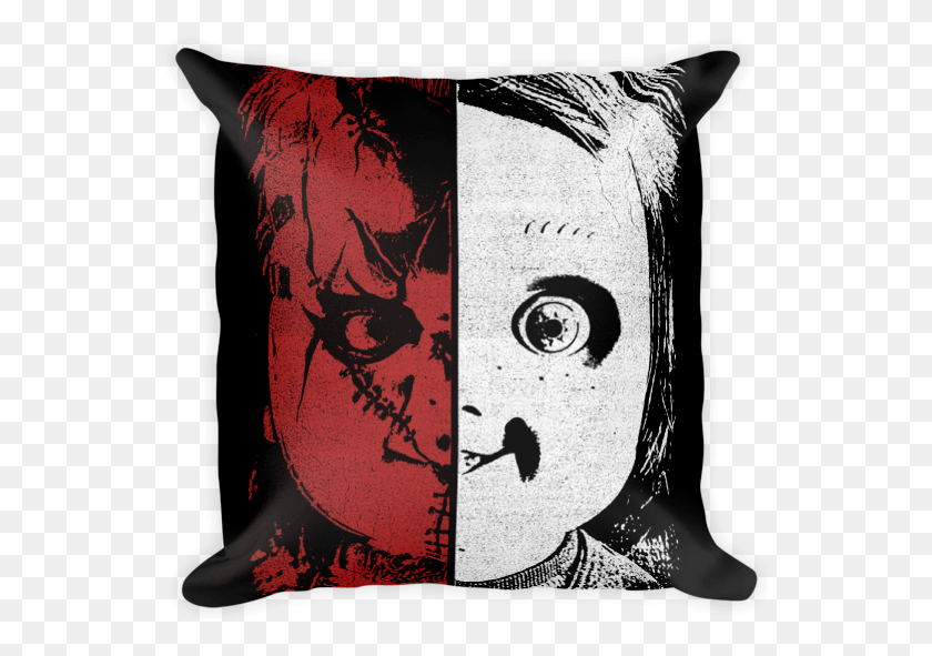 549x531 Chucky Square Pillow Cushion, Bird, Animal, Person HD PNG Download