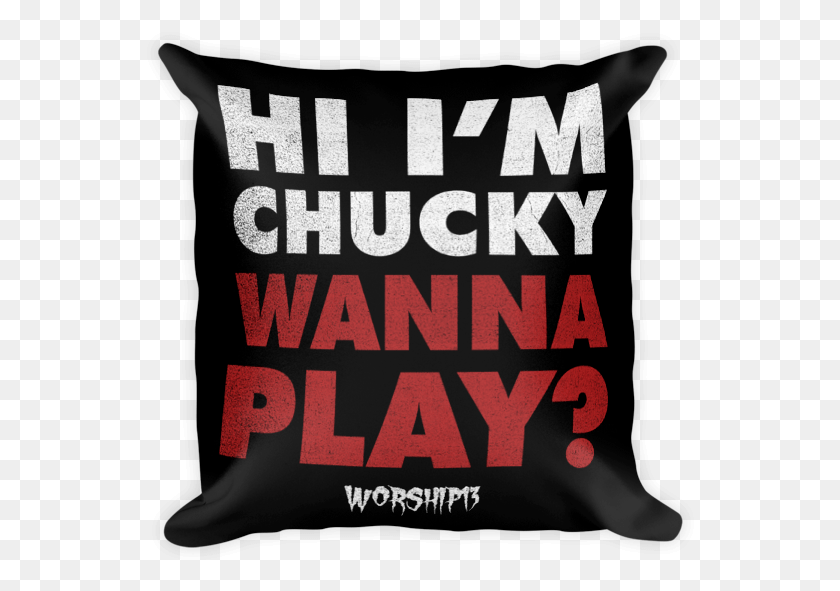 549x531 Chucky Square Pillow Cushion HD PNG Download