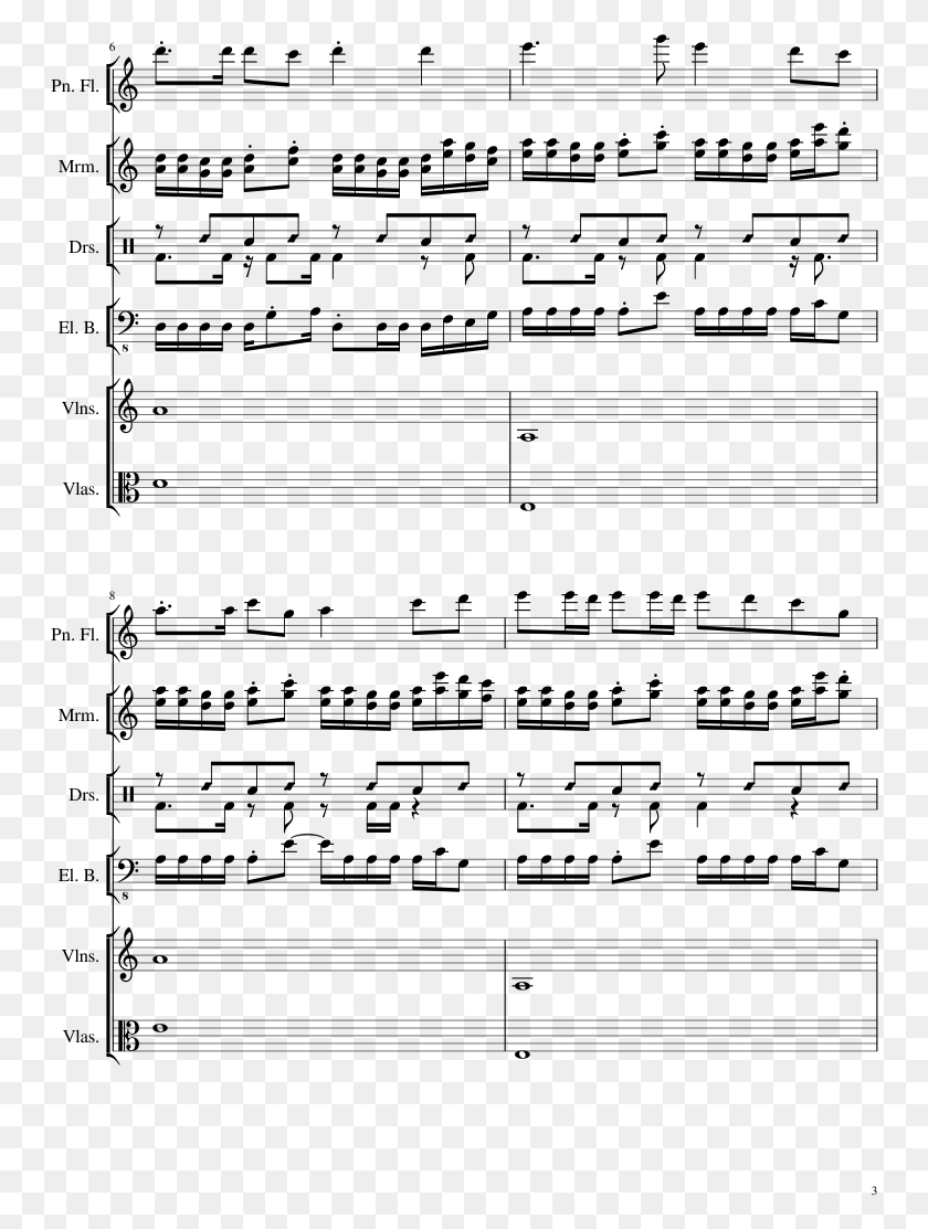 750x1053 Chun Li39s Theme Sheet Music Composed By Composed By Chun Li Piano Sheet Music, Gray, World Of Warcraft HD PNG Download
