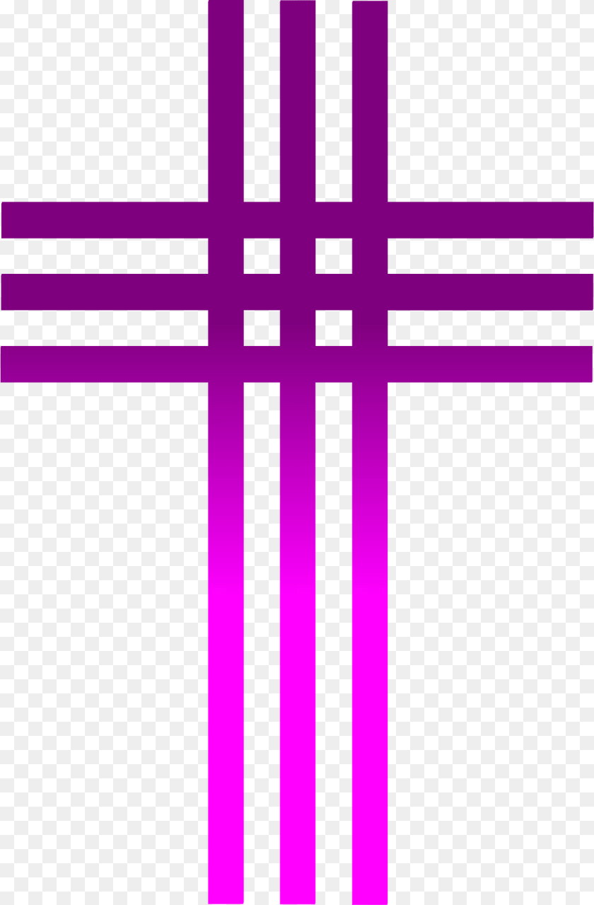Church Clipart, Purple, Green, Cross, Symbol Transparent PNG