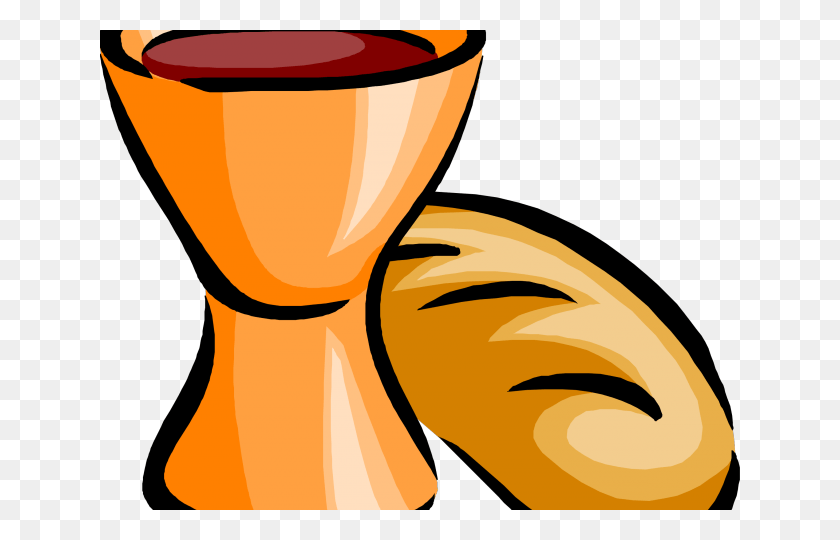 640x480 Church Clipart Bread Bread And Wine The Last Supper, Glass, Goblet, Beverage HD PNG Download