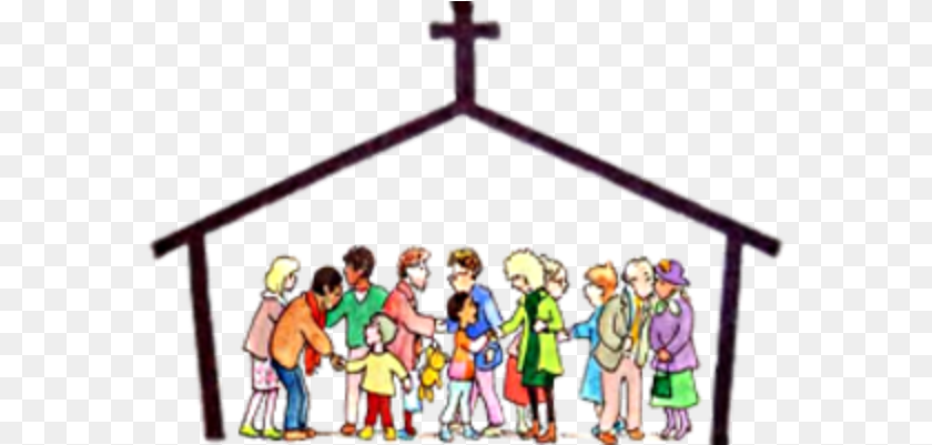 579x401 Church Clipart Community Family Mass, Boy, Child, Person, Male PNG