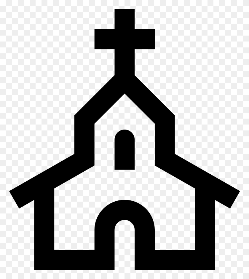 1151x1301 Church Icon Church Logo Black And White, Gray, World Of Warcraft HD PNG Download