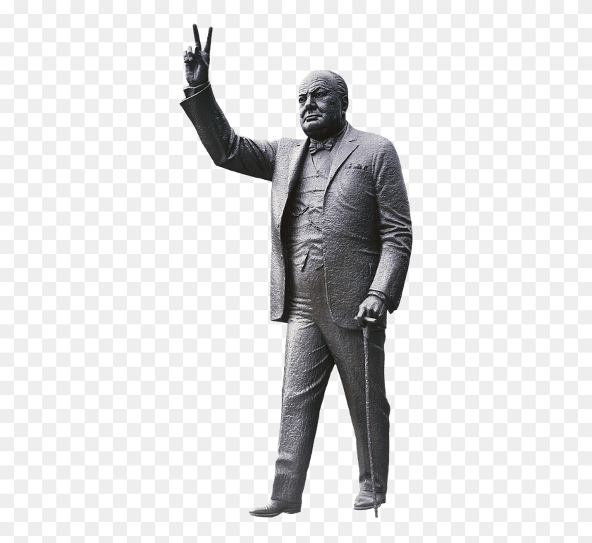 337x710 Churchill Winston Churchill Politician World War Winston Churchill, Clothing, Sleeve, Person HD PNG Download