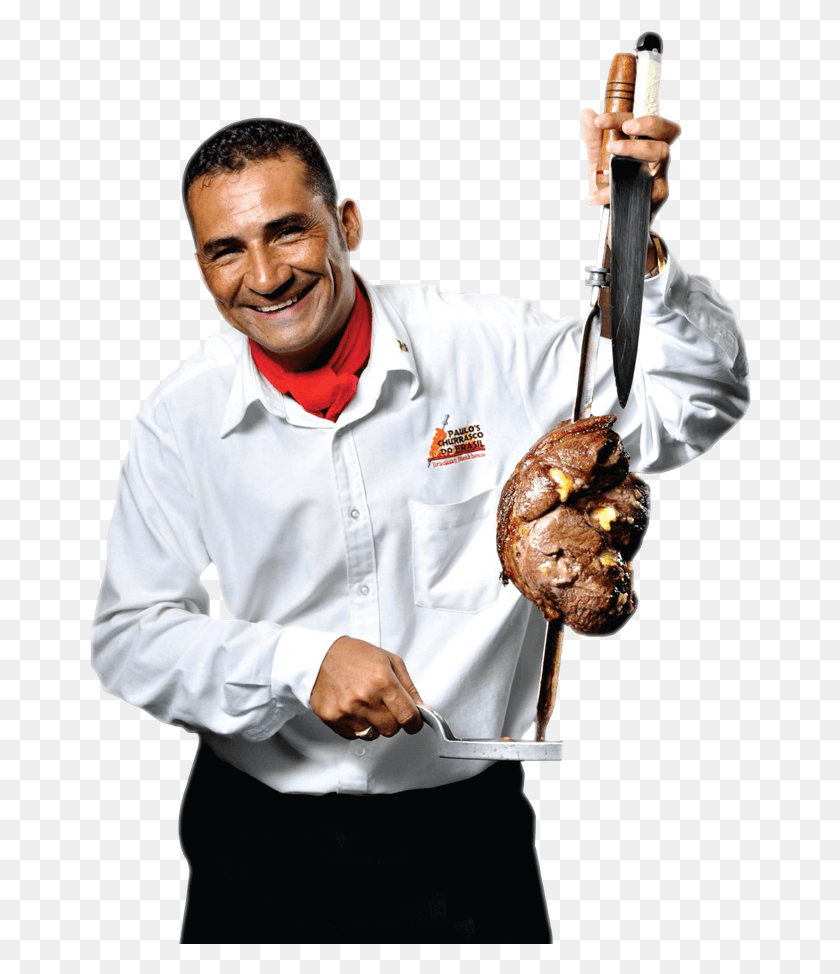 662x914 Churrasco Do Brasil Rotisserie, Person, Human, Chef HD PNG Download