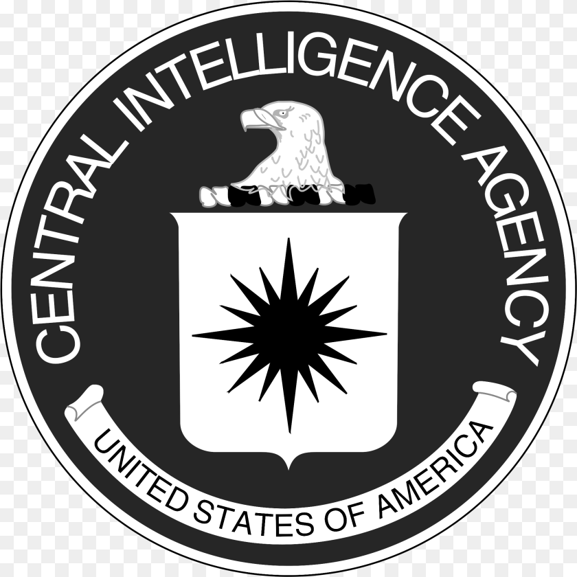 2159x2159 Cia Logo Black And White Central Intelligence Agency Cia, Emblem, Symbol, Animal, Bird Transparent PNG