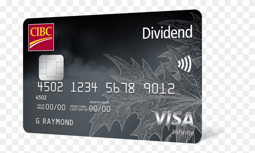 691x446 Cibc Dividend Visa Infinite Card Box, Text, Credit Card HD PNG Download