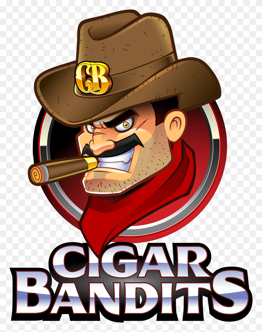 1863x2401 Cigar Bandits Logo Cartoon, Ropa, Vestimenta, Casco Hd Png