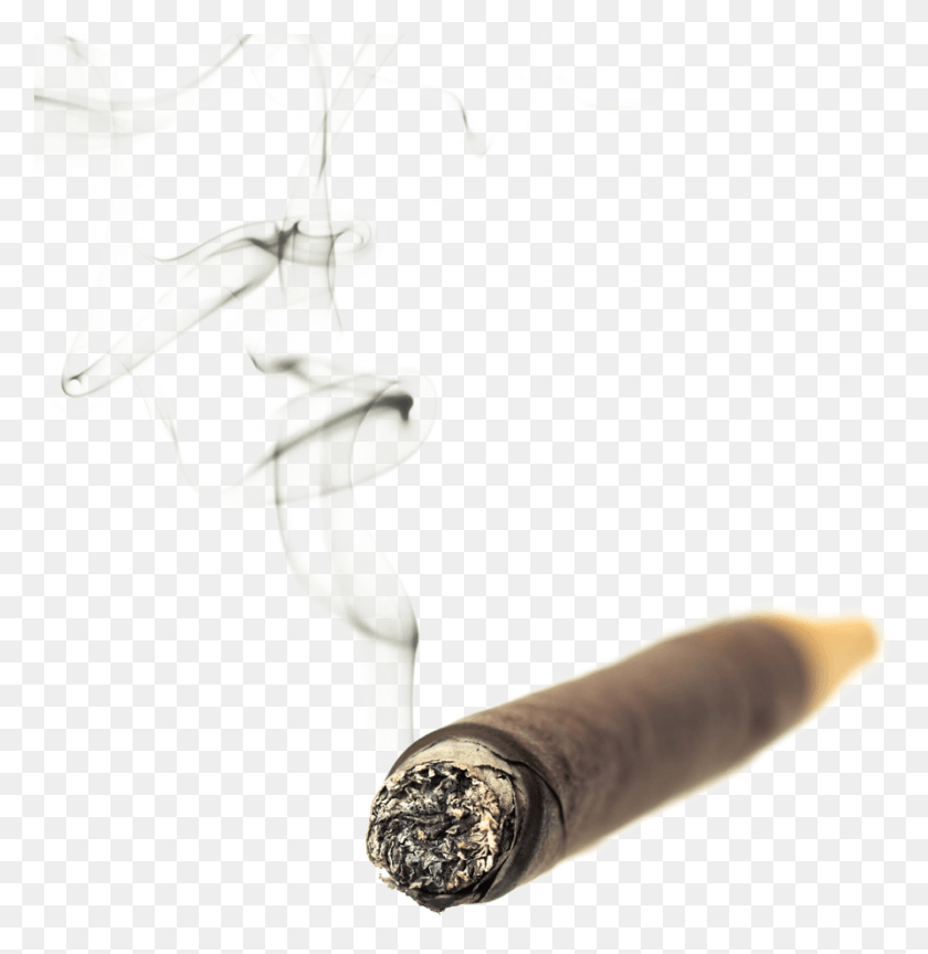 893x921 Cigarette Smoke Cigaret With Smoke, Person, Human, Weapon HD PNG Download
