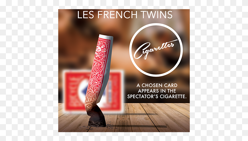 447x417 Cigarettes By Les French Twins, Poster, Advertisement, Flyer HD PNG Download