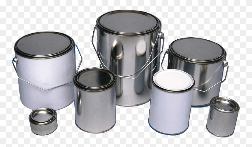 763x429 Cilindric Tinplate Paint Cans Verfblikken, Tin, Can, Milk HD PNG Download