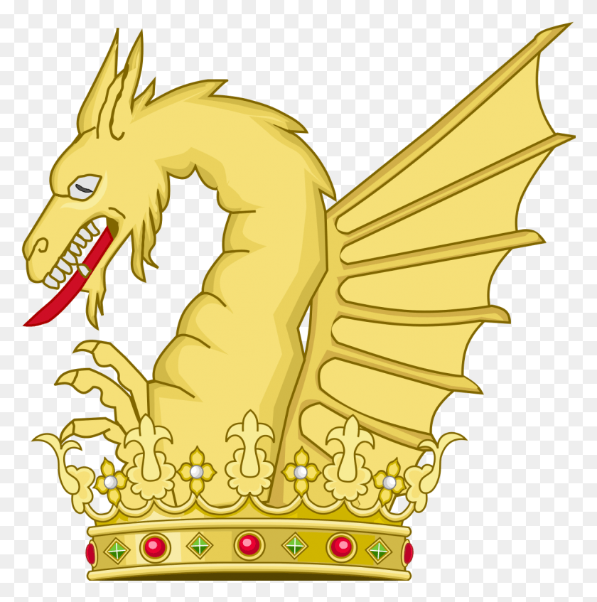 1190x1202 Cimera Heraldica, Dragon, Accessories, Accessory HD PNG Download