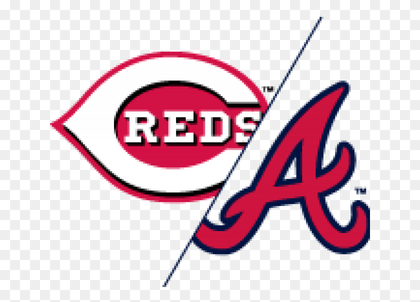 640x544 Cincinnati Reds At Atlanta Braves Cincinnati Reds Logo, Símbolo, Marca Registrada, Texto Hd Png